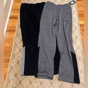 NWT and EUC Under Armour Boys Brawler Pants XL
